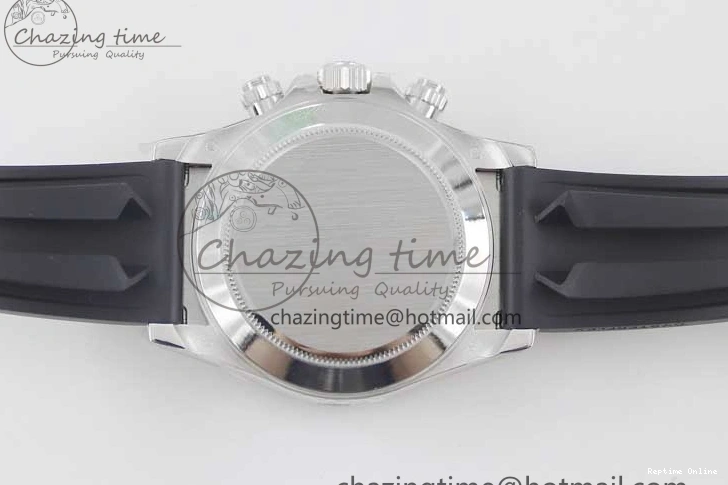 0509 WeatherProof Daytona 116519 SS TWF 1:1 Best Edition 904L Steel Gray Meteorite Black Dial on Oysterflex Strap A 2410